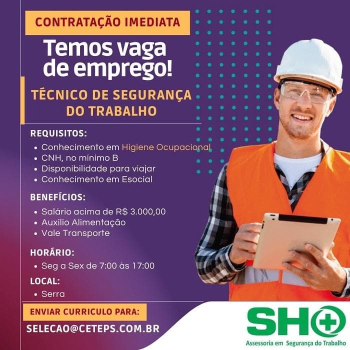 T Cnico Em Seguran A Do Trabalho