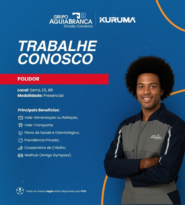 Grupo Águia Branca contrata Polidor - Serra/ES