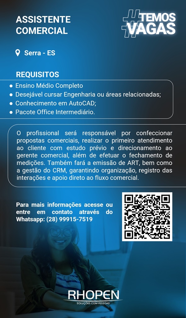 ASSISTENTE COMERCIAL
