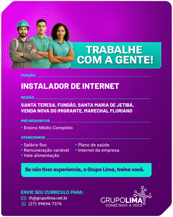 Instalador de Internet - Grupo Lima