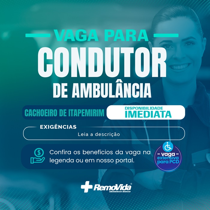 CONDUTOR(A) DE AMBULÂNCIA - CACHOEIRO