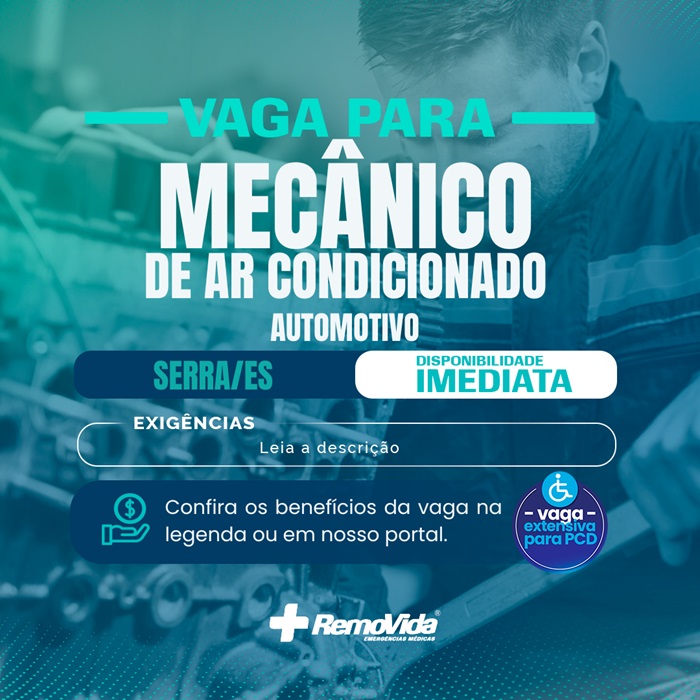 MECÂNICO DE AR CONDICIONADO AUTOMOTIVO
