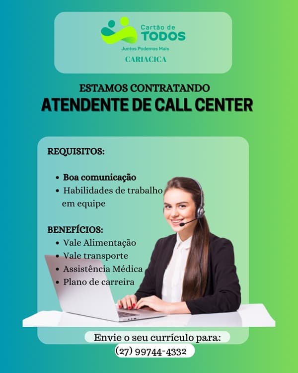 ATENDENTE DE CALL CENTER