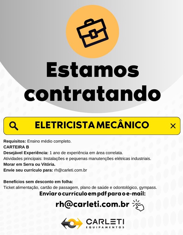 ELETRICISTA MECÂNICO