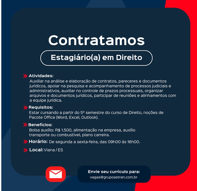 Estagiário(a) de Direito