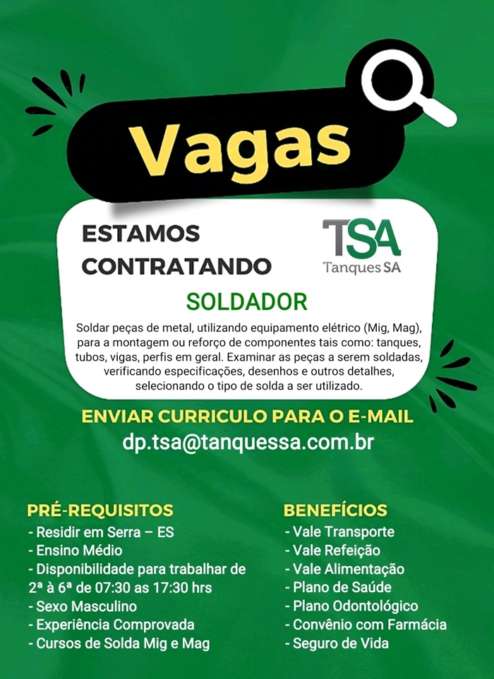 TSA CONTRATA SOLDADOR