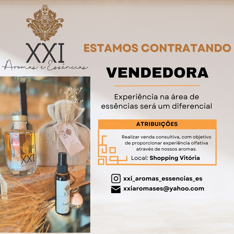 VAGA DE VENDEDORA.
