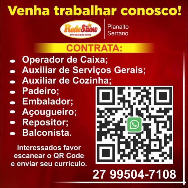 Rede Show Supermercados abre vagas de Emprego