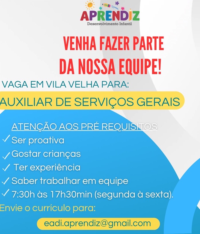 AUXILIAR DE SERVIÇOS GERAIS