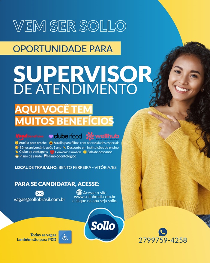 Sollo Brasil contrata Supervisor de Atendimento