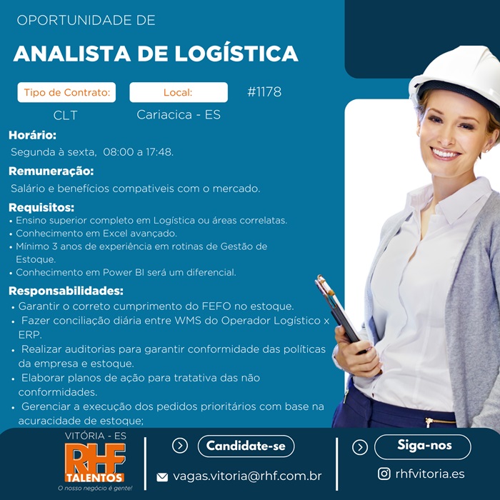 ANALISTA DE LOGISTICA