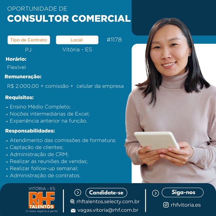 CONSULTOR COMERCIAL – EVENTOS