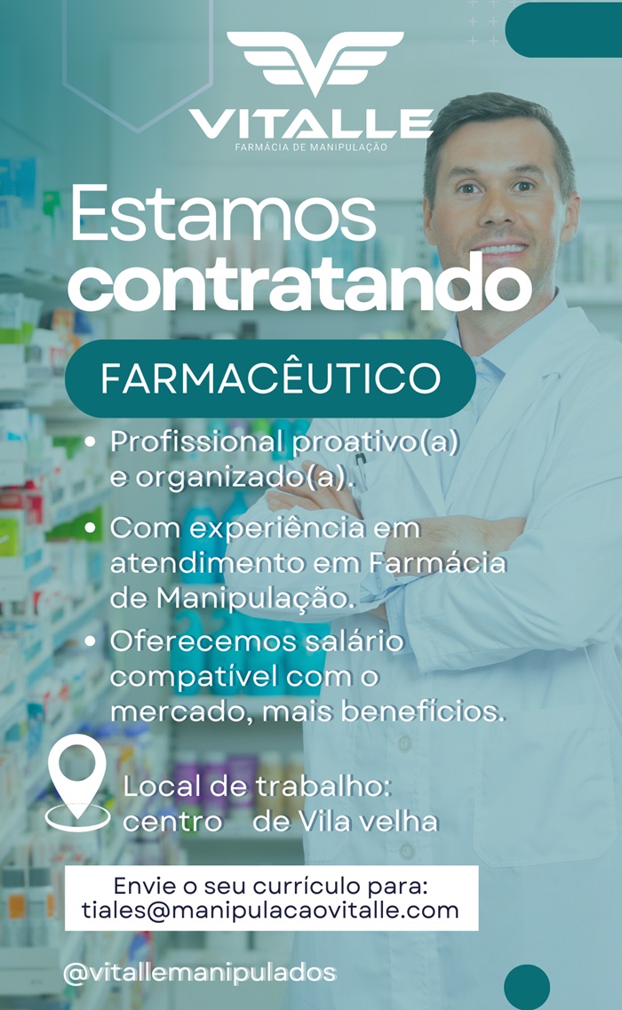 VITALLE CONTRATA FARMACÊUTICO