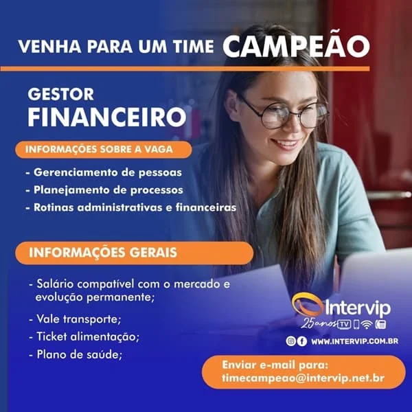 VAGA DE GESTOR FINANCEIRO