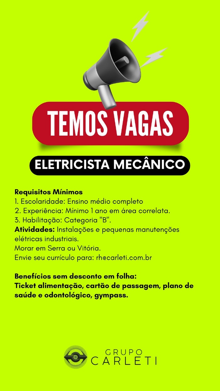 ELETRICISTA MECÂNICO