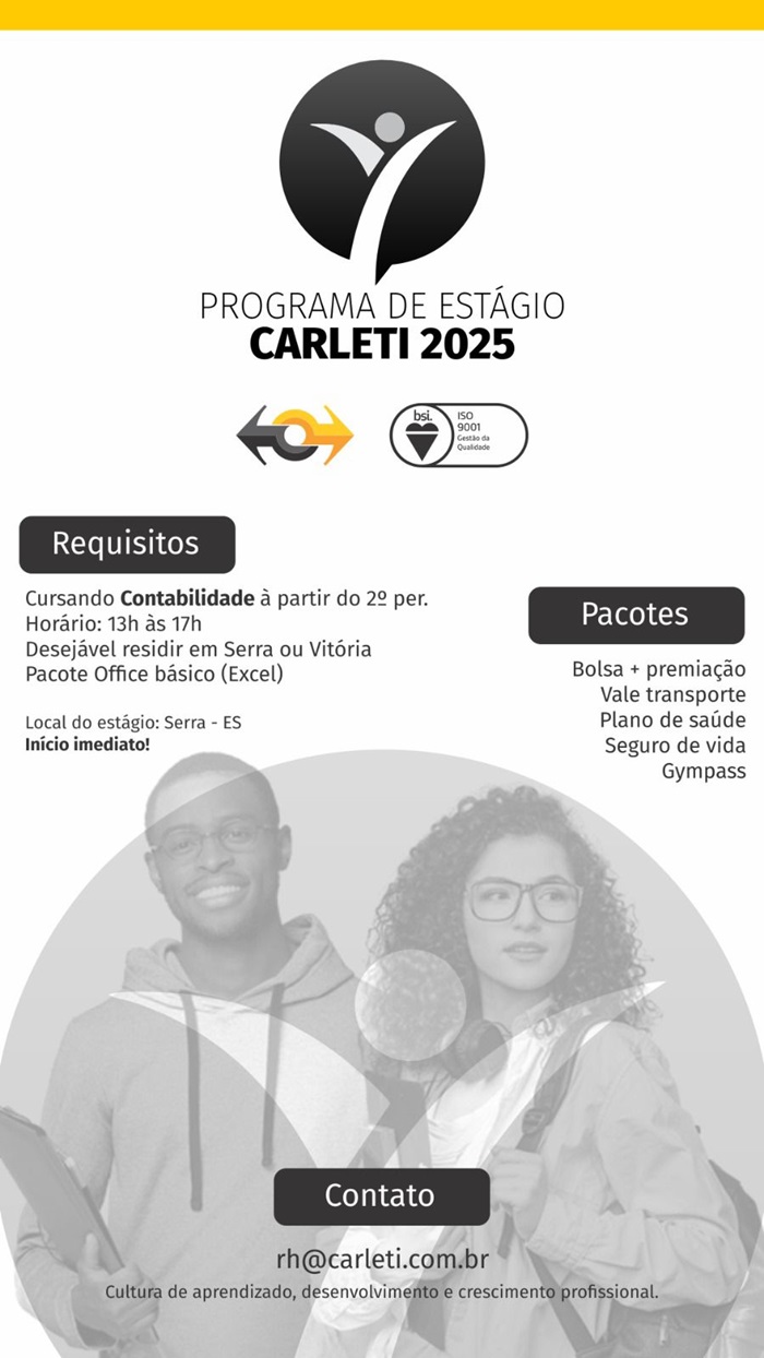 PROGRAMA DE ESTÁGIO CARLETI 2025