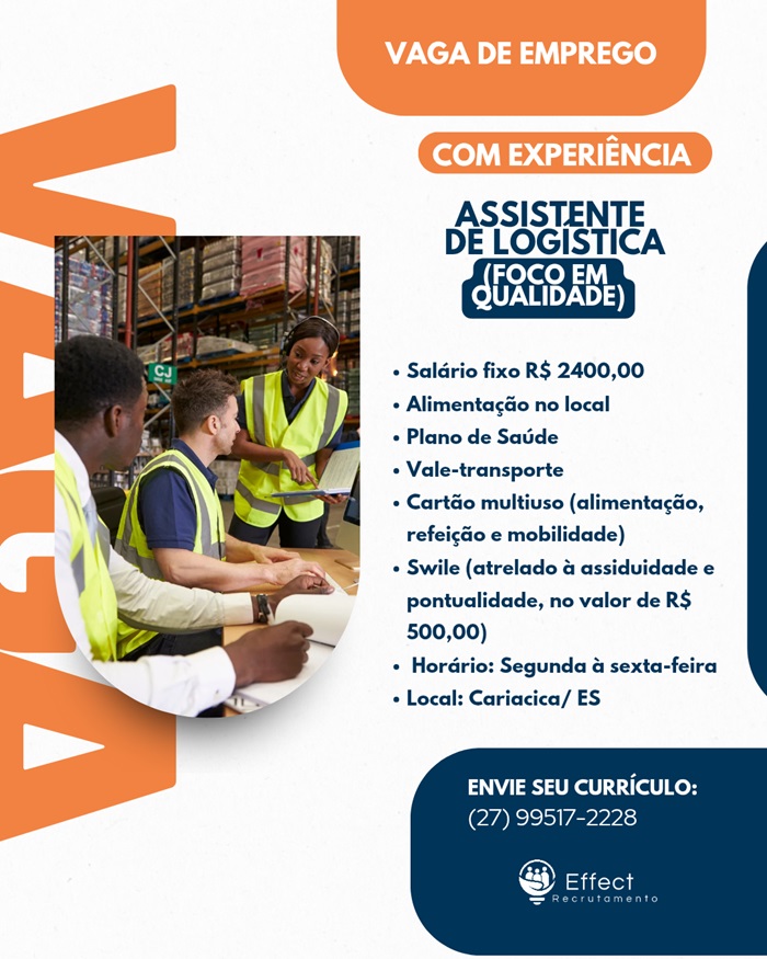 ASSISTENTE DE LOGÍSTICA