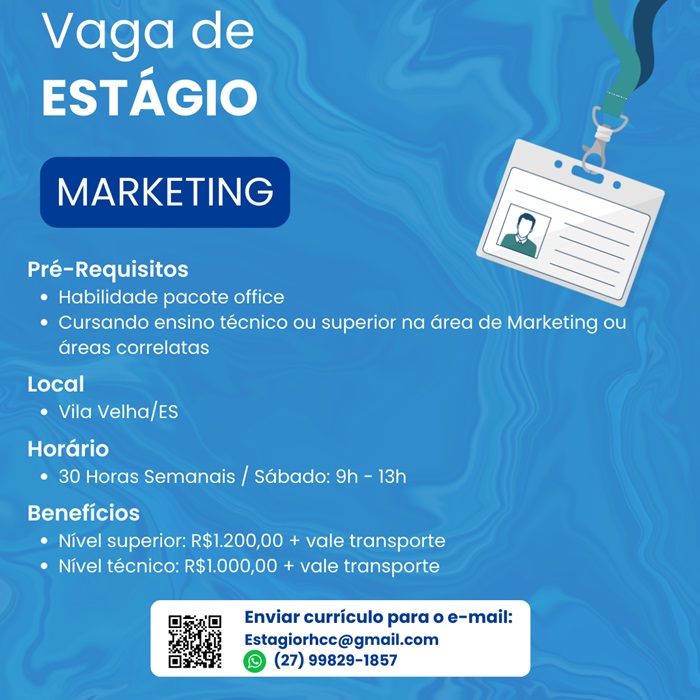 ESTAGIÁRIO DE MARKETING