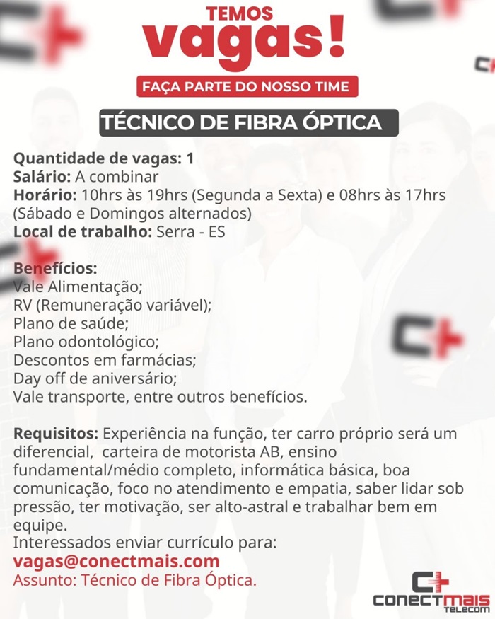 TÉCNICO DE FIBRA ÓPTICA