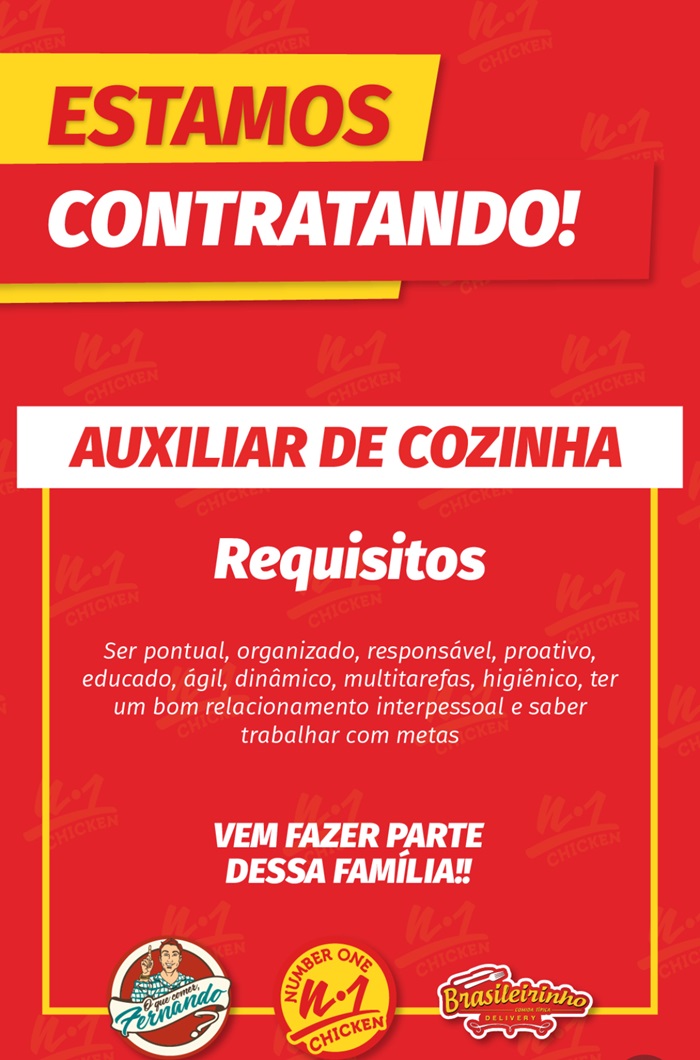 AUXILIAR DE COZINHA