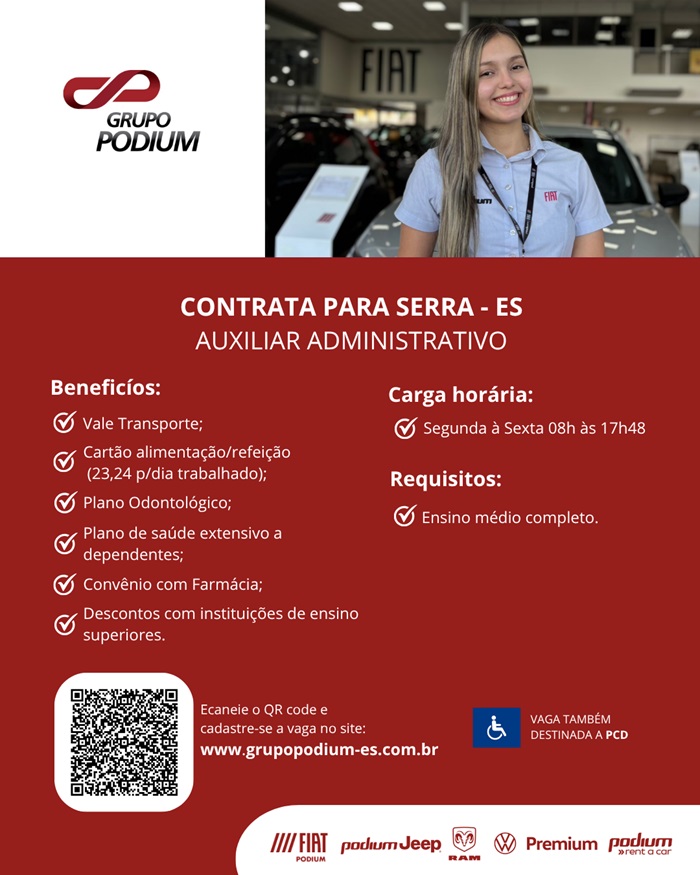 GRUPO PODIUM CONTRATA AUXILIAR ADMINISTRATIVO