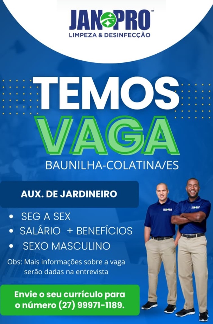 AUXILIAR DE JARDINEIRO