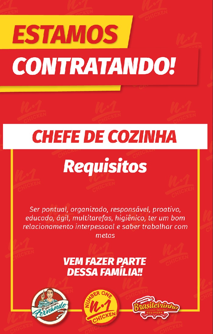 CHEFE DE COZINHA