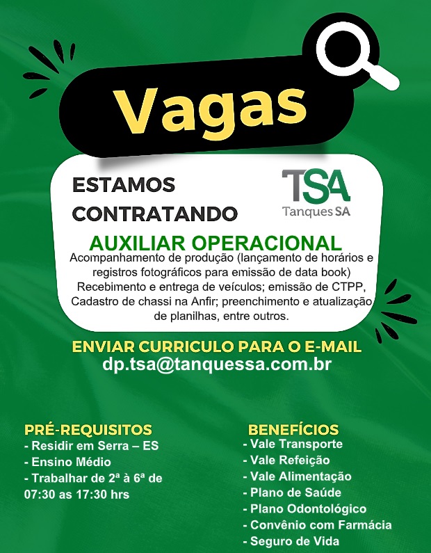 TSA CONTRATA AUXILIAR OPERACIONAL