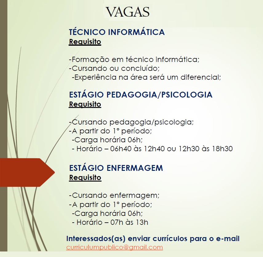 Colégio Privado de Vila Velha abre vagas de Emprego e Estágio