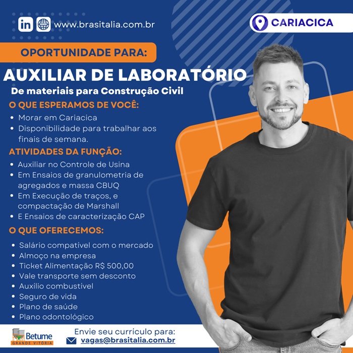 AUXILIAR DE LABORATÓRIO