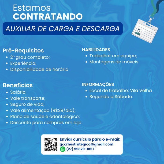 AUXILIAR DE CARGA E DESCARGA