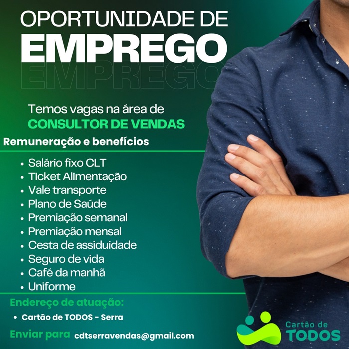 CONSULTOR DE VENDAS