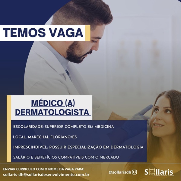 Vaga de Médico(a) Dermatologista