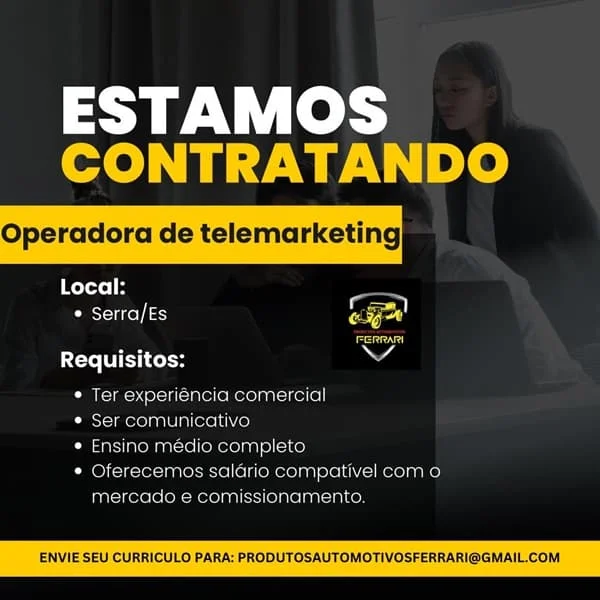OPERADOR DE TELEMARKETING