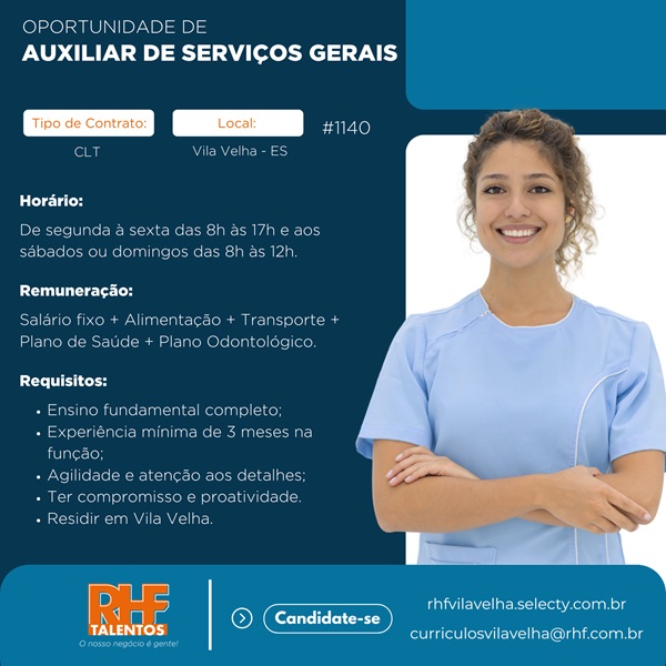 AUXILIAR DE SERVIÇOS GERAIS