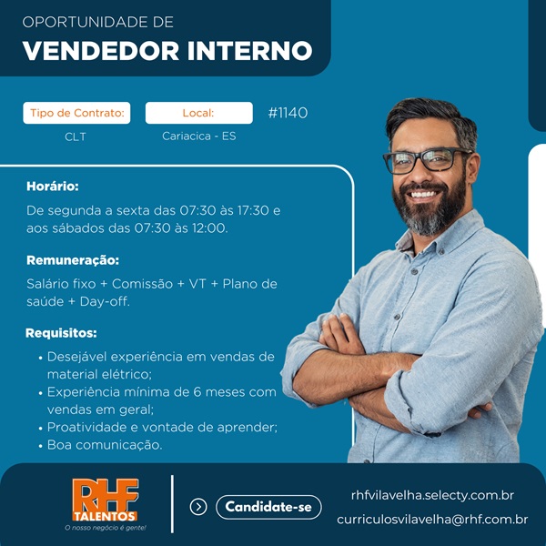 VENDEDOR INTERNO 