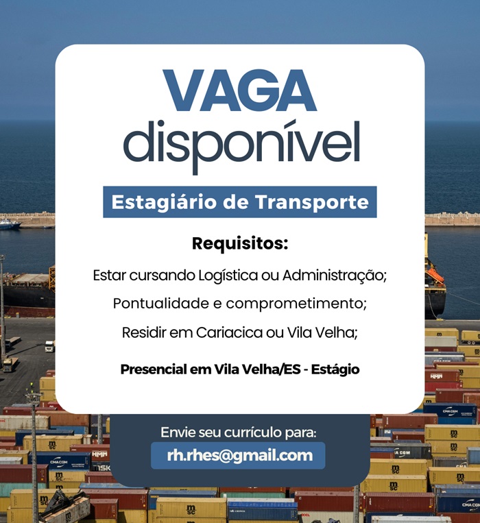 Vaga para Estágio em Transporte
