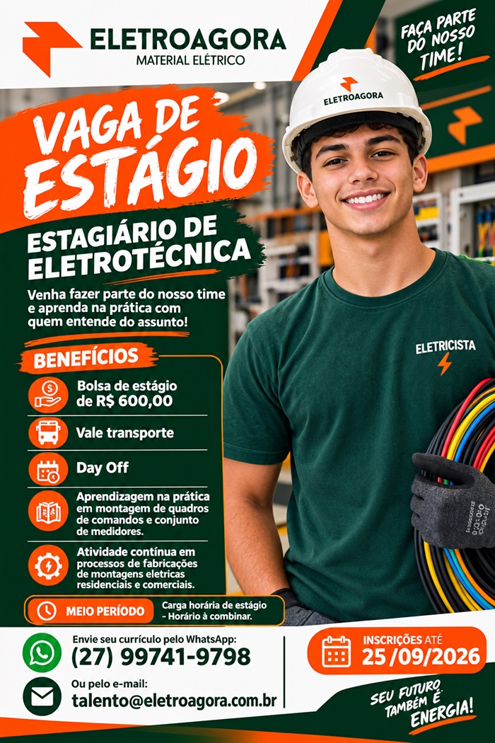 ESTAGIÁRIO DE ELETROTÉCNICA