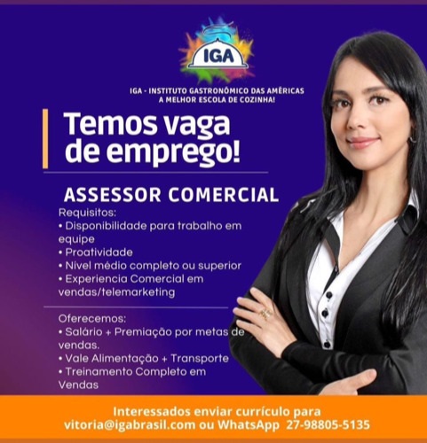 IGA CONTRATA ASSESSOR COMERCIAL