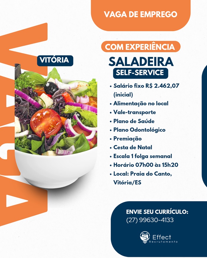 VAGA DE SALADEIRA