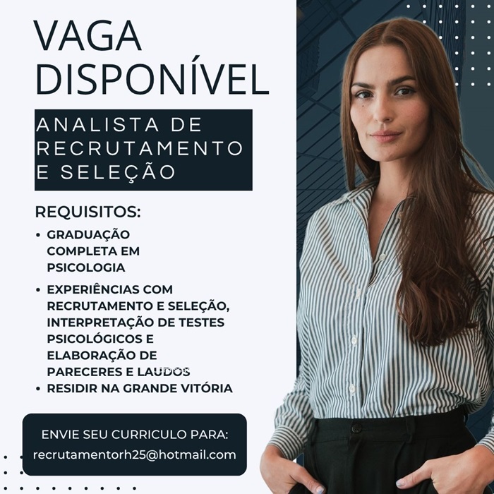 ANALISTA DE RECRUTAMENTO E SELEÇÃO