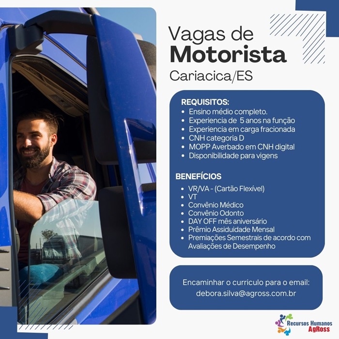 Vaga para Motorista