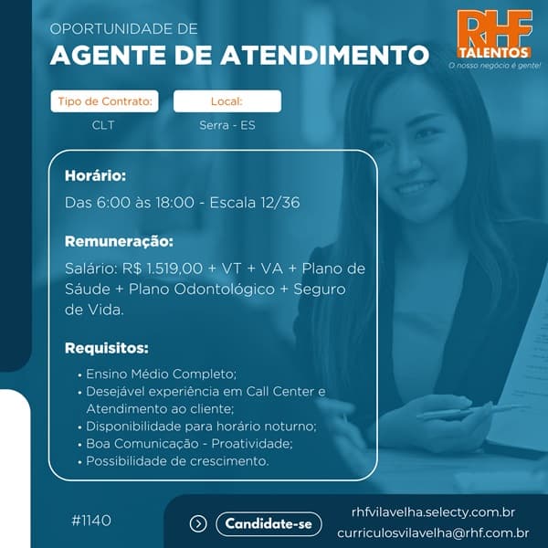 AGENTE DE ATENDIMENTO