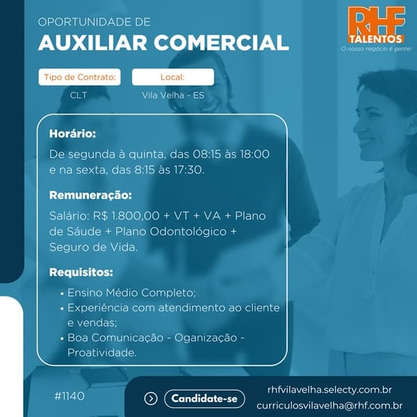 AUXILIAR COMERCIAL