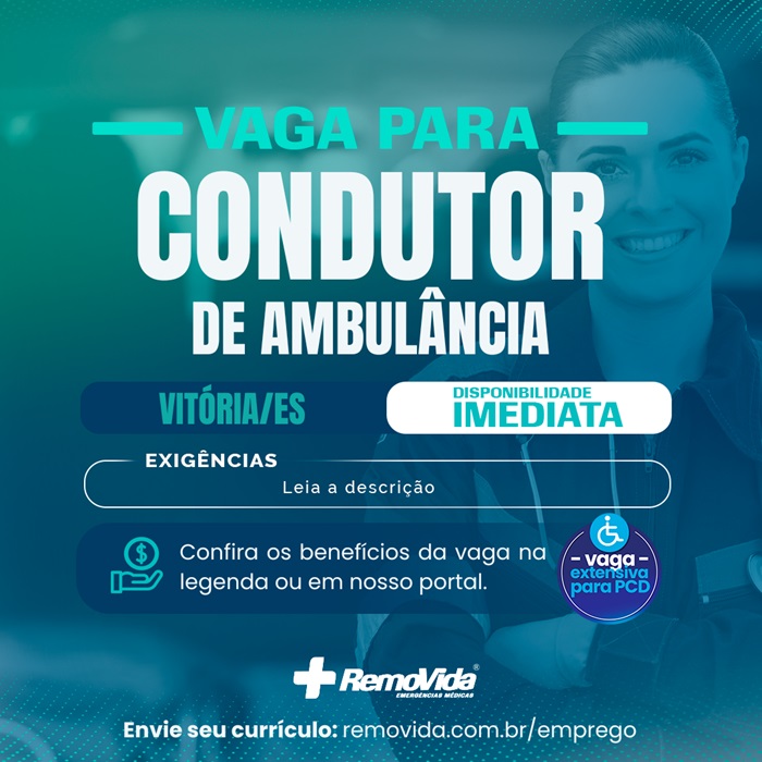 CONDUTOR(A) DE AMBULÂNCIA VITÓRIA/ES