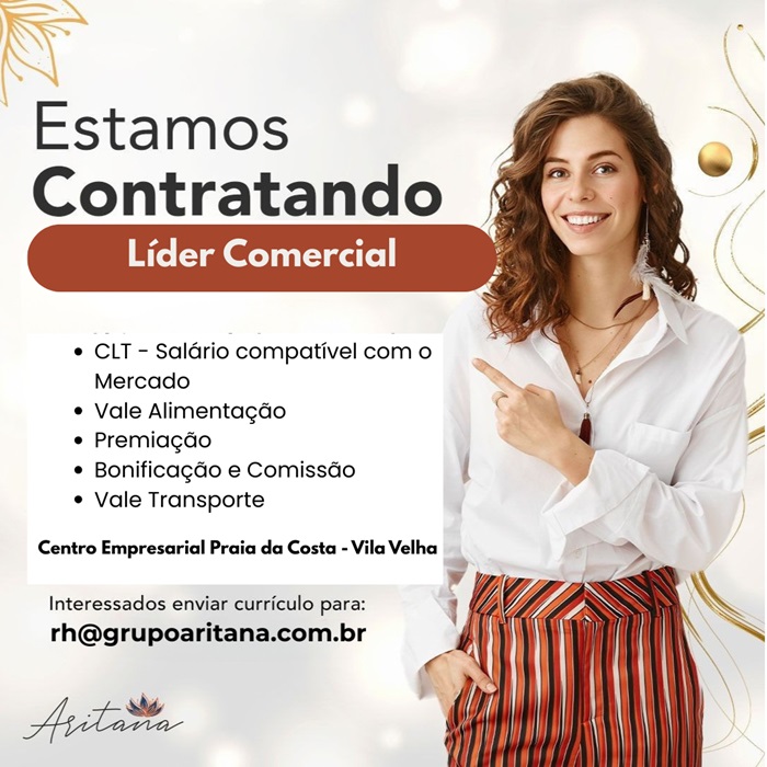 VAGA PARA LÍDER COMERCIAL