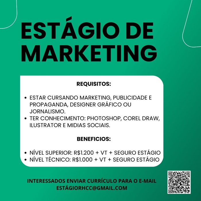 ESTÁGIO DE MARKETING