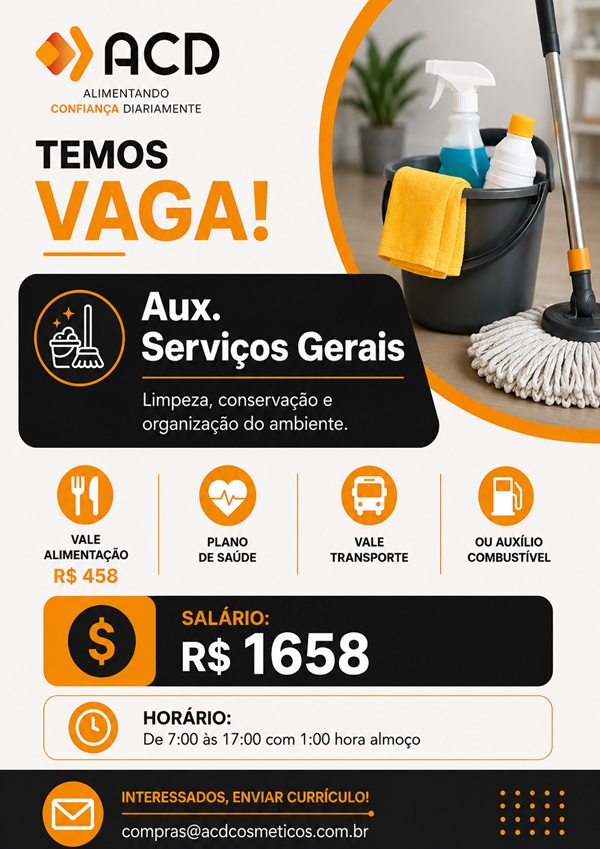 AUXILIAR DE SERVIÇOS GERAIS