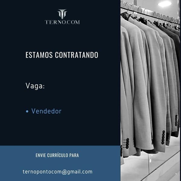 TERNO.COM CONTRATA VENDEDOR