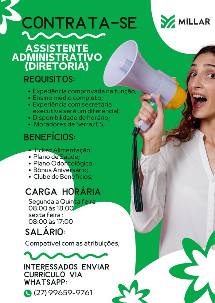 ASSISTENTE ADMINISTRATIVO (DIRETORIA)